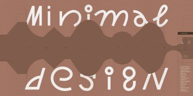 Çarpıcı şekilleri ve şık tipografisi olan modern bir afiş. Eğri elementler temiz tasarım ile birleşerek, sanat sergileri veya yenilikçi görsel sunumlar için eşsiz ve yaratıcı bir görünüm oluşturur.