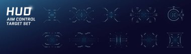 Neon mavisi keskin nişancı HUD 'u, parlayan çapraz gölgesi, dairesel radarları ve gelecekteki kontrol paneli var. Askeri stil arayüzü yapay zeka teknolojisini, pusula işaretlerini ve oyun görüntüleme için hologram verilerini harmanlar.