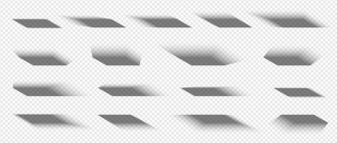 İzole bırakma efektiyle kutu gölgesi modeli. Şeffaf arkaplanda ışık örtüsü ve kenar ayrımı. 3B nesne görüntüleme, sekme tasarımları veya ürün formları için harika.