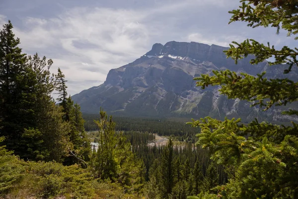 Canada Landschap Banff National Park Alberta Zomervakantie Naar Bergen Prachtig — Stockfoto