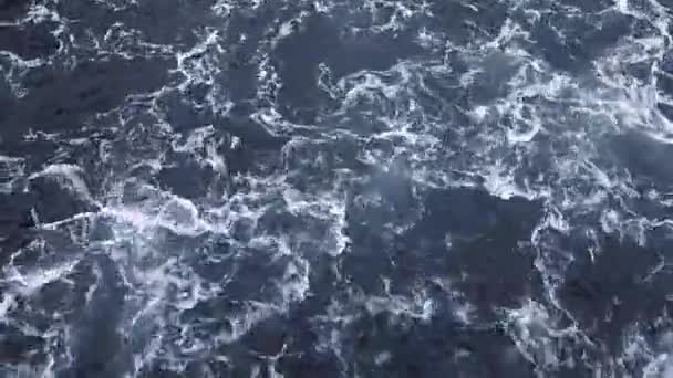Buborékvíz Pezsgőfürdő Hullámok Habtermészetes Víz Háttér — Stock videók