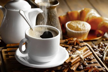 Kahve çekirdekli espresso kahve..