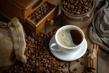 Kahve çekirdekli espresso kahve..