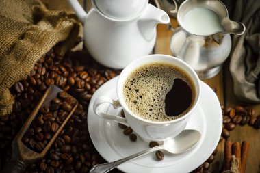 Kahve çekirdekli espresso kahve..