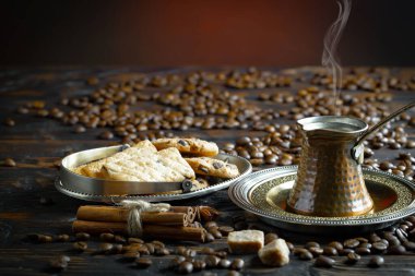 Kahve çekirdekli espresso kahve..