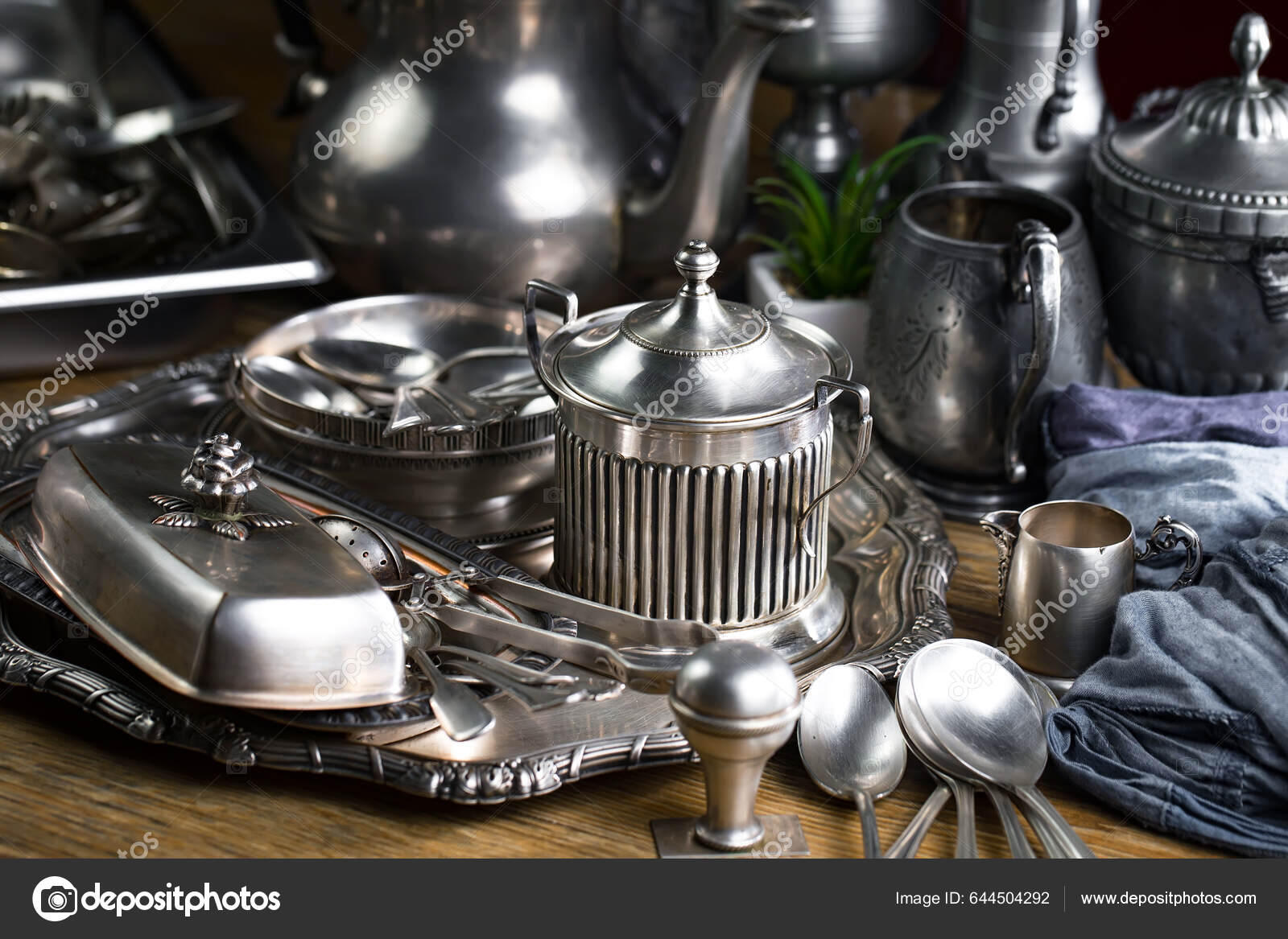 Silverware Old Background Stock Photo by ©Kar_photo.mail.ru 644504292