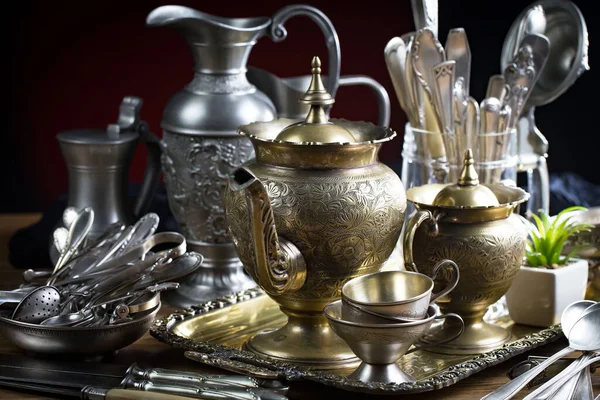 срібний посуд