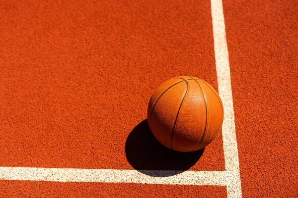 Basketball Court Floor Close — Foto Stock