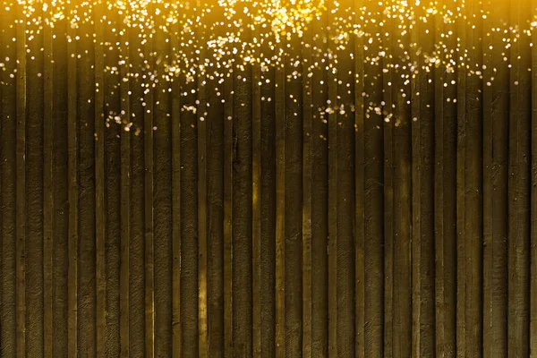 Natal Ano Novo Fundo Madeira Com Luz — Fotografia de Stock