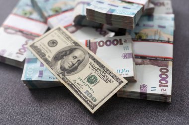 Hryvnias ve dolar demetleri.
