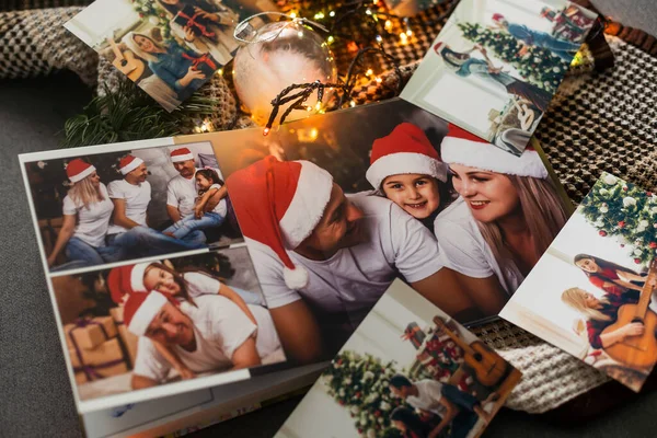 Collage Natale Foto Decorazioni Natalizie — Foto Stock