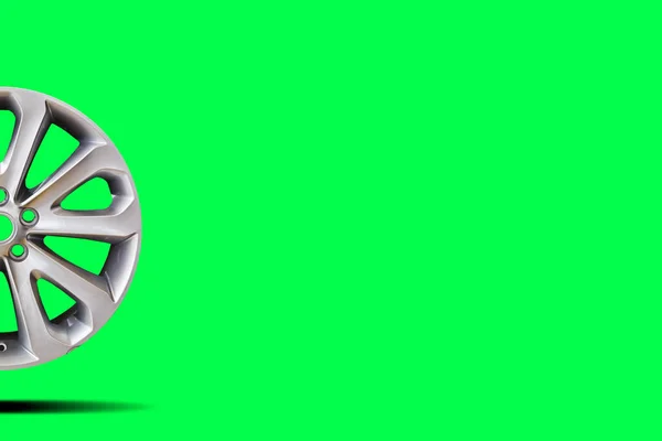 Диски Автомобильным Колесом Колесо Автомобиля Матовый Изолированы Цветном Фоне — стоковое фото