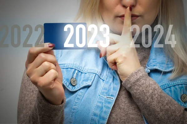 Концепція Нового 2023 Бізнес Року Новими Ідеями — стокове фото