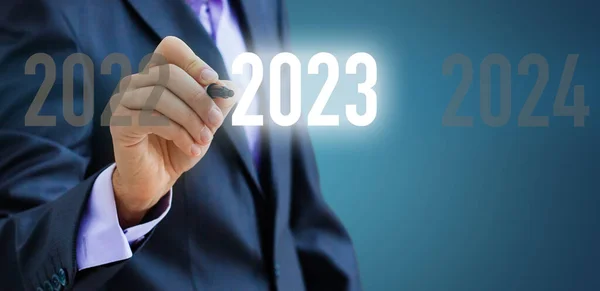 Concept New 2023 Business Year New Ideas — Fotografie, imagine de stoc