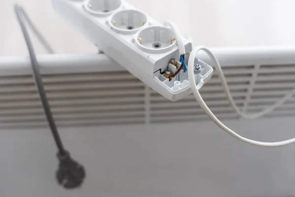 Calentador Eléctrico Cable Extensión —  Fotos de Stock