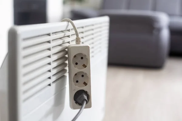 electric heater and extension cord