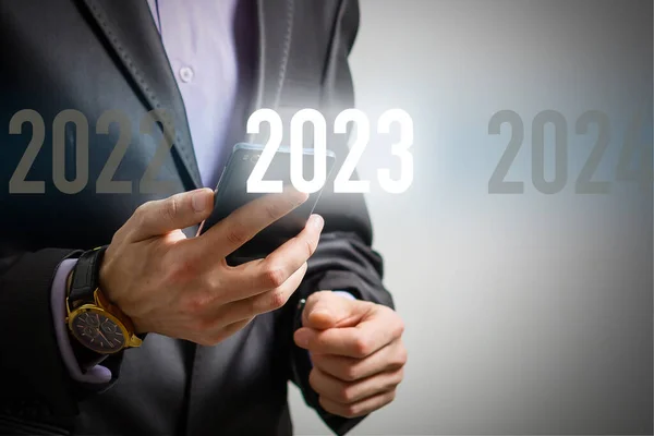 Concept New 2023 Business Year New Ideas — Stock Photo, Image