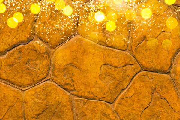 Slingers Licht Achtergrond Van Een Stenen Muur — Stockfoto
