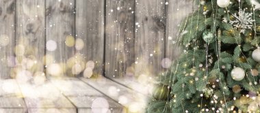 Metnin için fotokopi alanı olan bir Noel tatili. Yüksek kalite fotoğraf