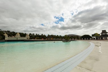 TENERİFE ADASI, İSPAN - 9 Ocak 2020 Tenerife, İspanya 'da Siam Park. Siam Park, Avrupa 'da su çekimleri yapılan Su Krallığı tema parkı..