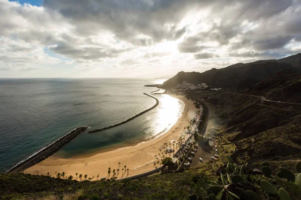 Playa Las Teresitas Canary Island Tenerife Espanha — Fotografia de Stock