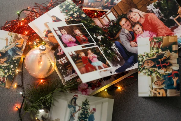 Boże Narodzenie Collage Boże Narodzenie Zdjęcia Wystrój — Zdjęcie stockowe