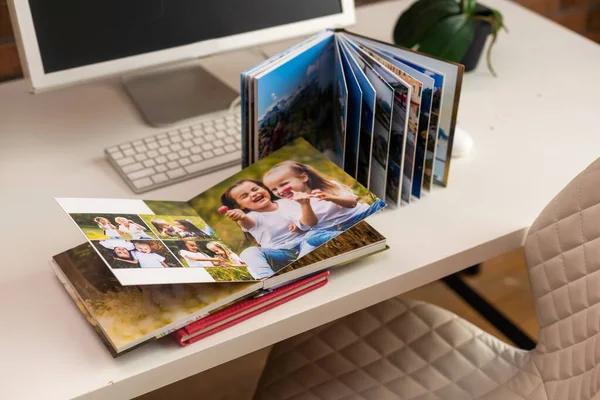 Family Photos Archive Saved Brightly Designed Photo Book Bright Summer — Foto Stock