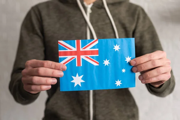 Australia Country Union Jack Flag — Fotografia de Stock