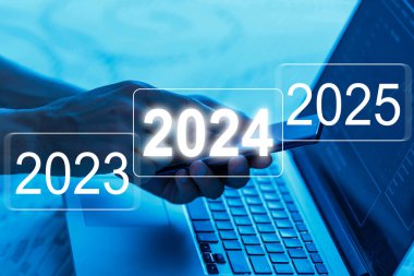 Yeni yıl numarası 2023, 2024, 2025.