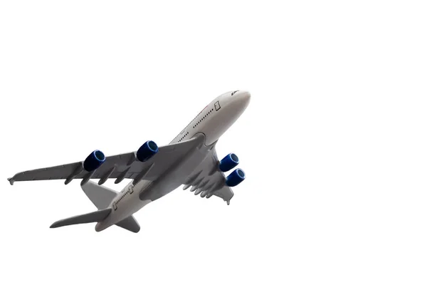 배경에 고립된 비행기 — 스톡 사진