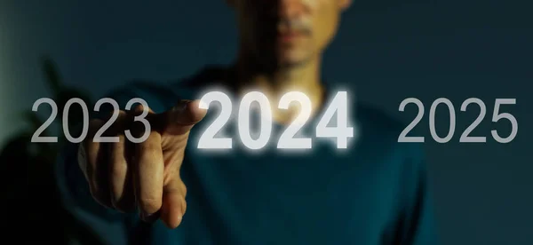 2023 2024 2025 Concept Nou Idee Provocare Afaceri — Fotografie, imagine de stoc