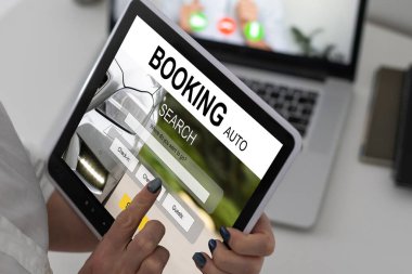 Car Loan Application Form Concept. booking.