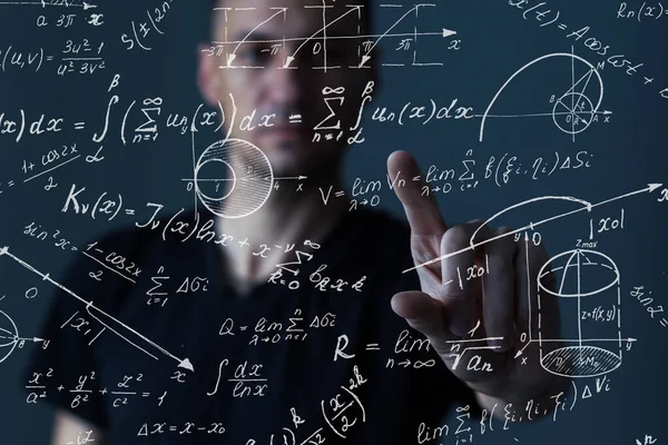 Mathematische Formeln Konzept Für Hohe Bildung — Stockfoto