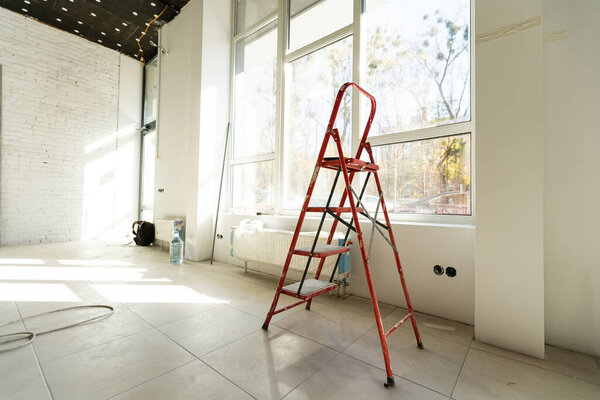 Interior of a house under construction. Renovation of an apartment.