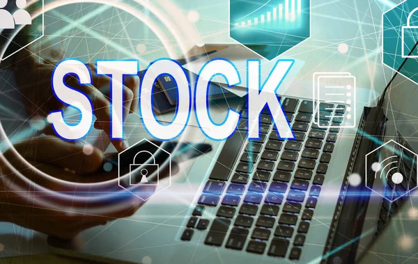 Stock Virtuální Dotykové Tlačítko — Stock fotografie