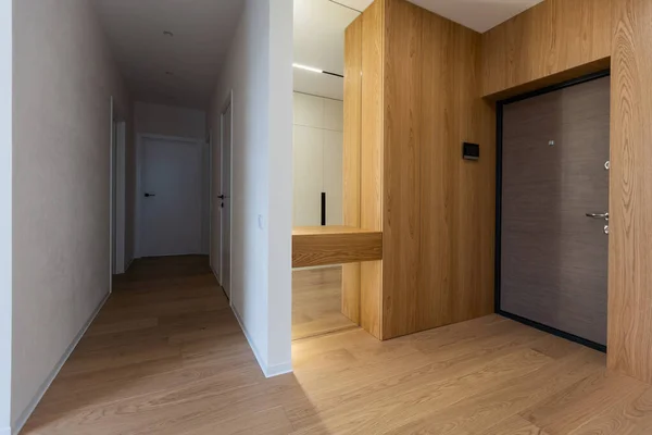 Corridoio Con Armadio Appartamento Moderno — Foto Stock