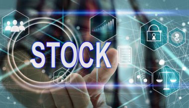 Sanal dokunmatik ekran düğmesini stokla.