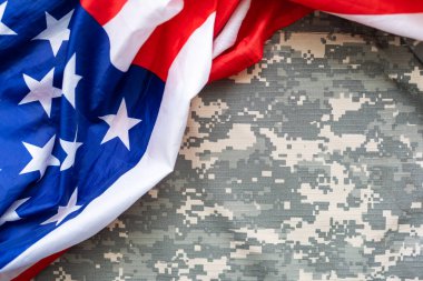 askeri üniforma ve ABD ulusal bayrak geçmişi