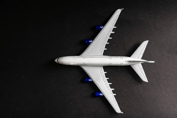Model plane,airplane on dark background