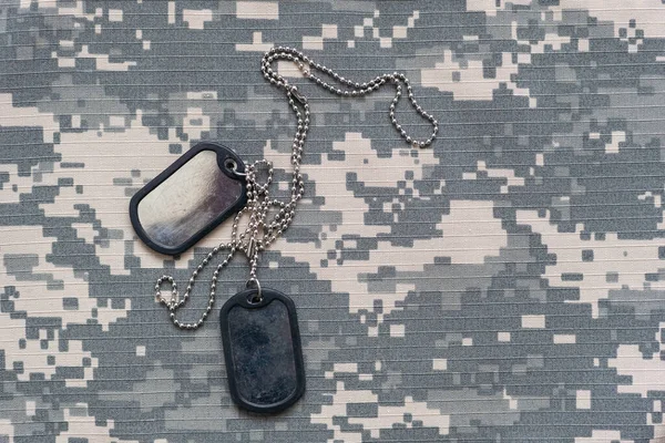 Army Uniform Insignia Badges Camouflaged Uniform Background — Stock Photo, Image