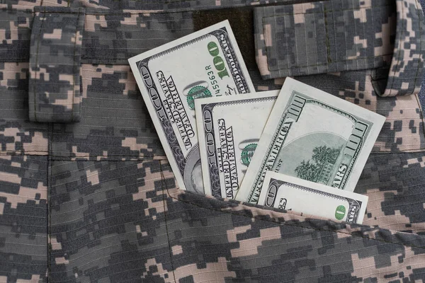 the military form of the dollar.