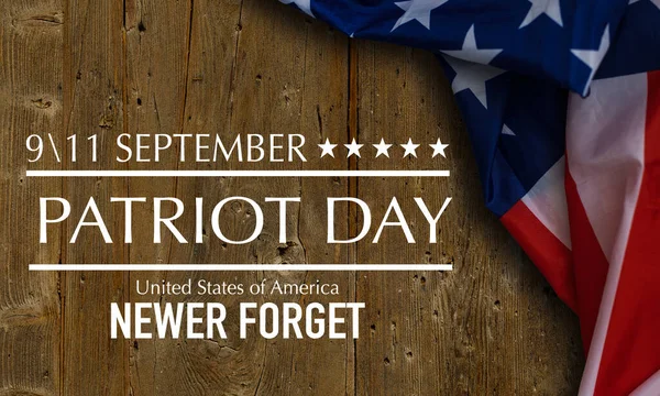 Patriot Day Never Forget Social Media Graphics — Stock Photo, Image