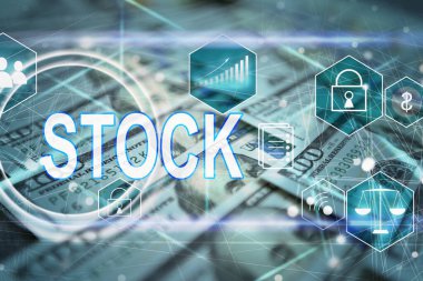 Sanal dokunmatik ekran düğmesini stokla.