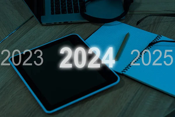 2023 2024 2025 Nytt Koncept Och Affärsidé Utmaning — Stockfoto