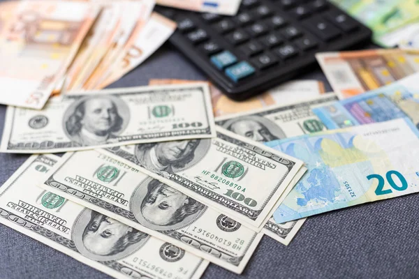 Kontekst Libańskich Pieniędzy Lira Dolarami Australijskimi Euro Pieniądze Reprezentujące Kryzys — Zdjęcie stockowe