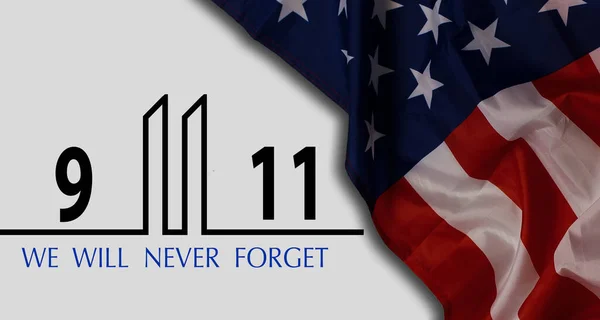 Jangan Lupakan Fallen Patriot Day September — Stok Foto