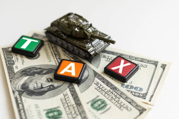 Image Tanks Graphs Showing War Defense Expenditures High Quality Photo — Stock Photo, Image