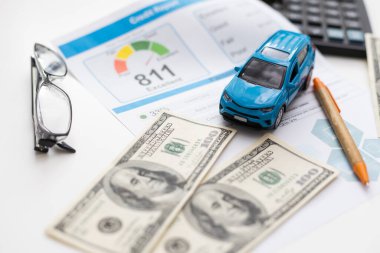 rapor kredi puanı bankacılık ödünç uygulama risk formu belge kredi iş piyasası konsepti - hisse imajı. Yüksek kalite fotoğraf