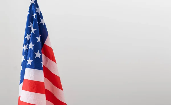 Крупный План Неровного Американского Флага Высокое Качество Фото — стоковое фото