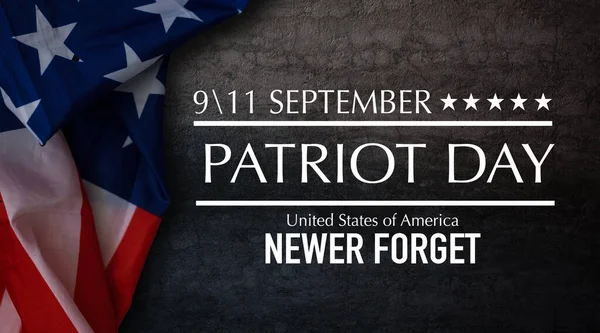 Ricordate Sempre Settembre Ricordo Patriot Day Torri Gemelle Rappresentano Numero — Foto Stock